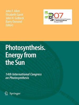 cover image of Photosynthesis. Energy from the Sun